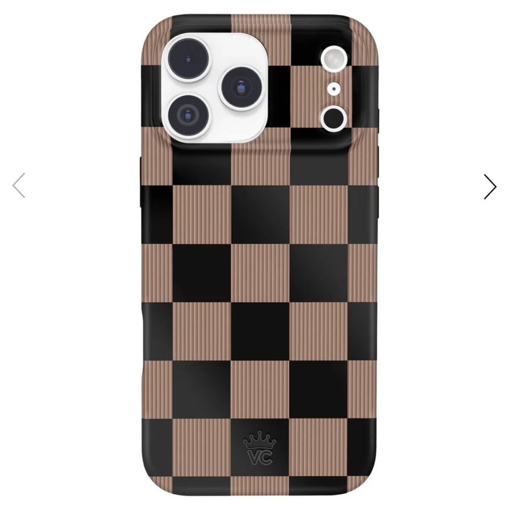 Velvet Caviar Mocha Vibe Checkered iPhone 11 Pro Max Case *New without box